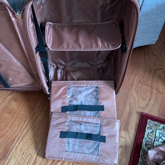 Joy Mangano 12-pc Brown Leather Luggage - Picture 4 of 16